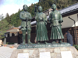 吉田松陰さんたちの銅像