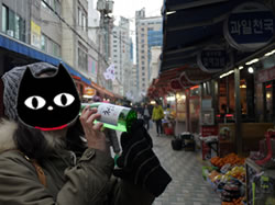 釜山旅行 街中で清酒